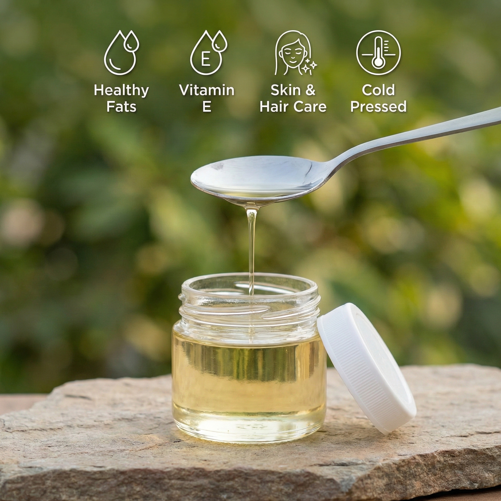 Badam Oil – Cold Pressed Almond Oil (1L)