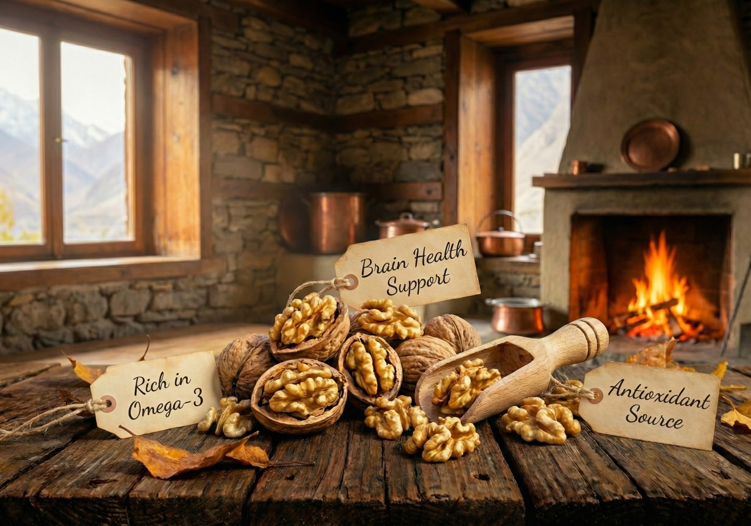 Akhrot (Walnut) – With Shell (1kg)