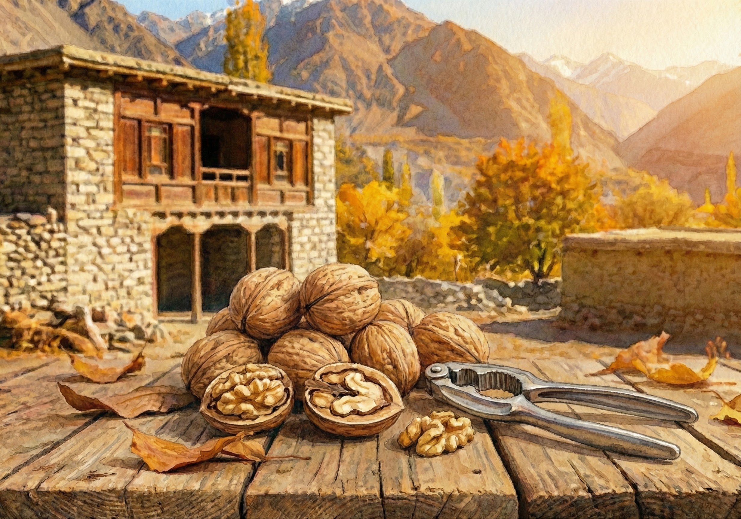 Akhrot (Walnut) – With Shell (1kg)