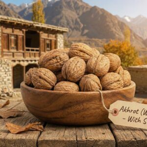Akhrot (Walnut) – With Shell (1kg)