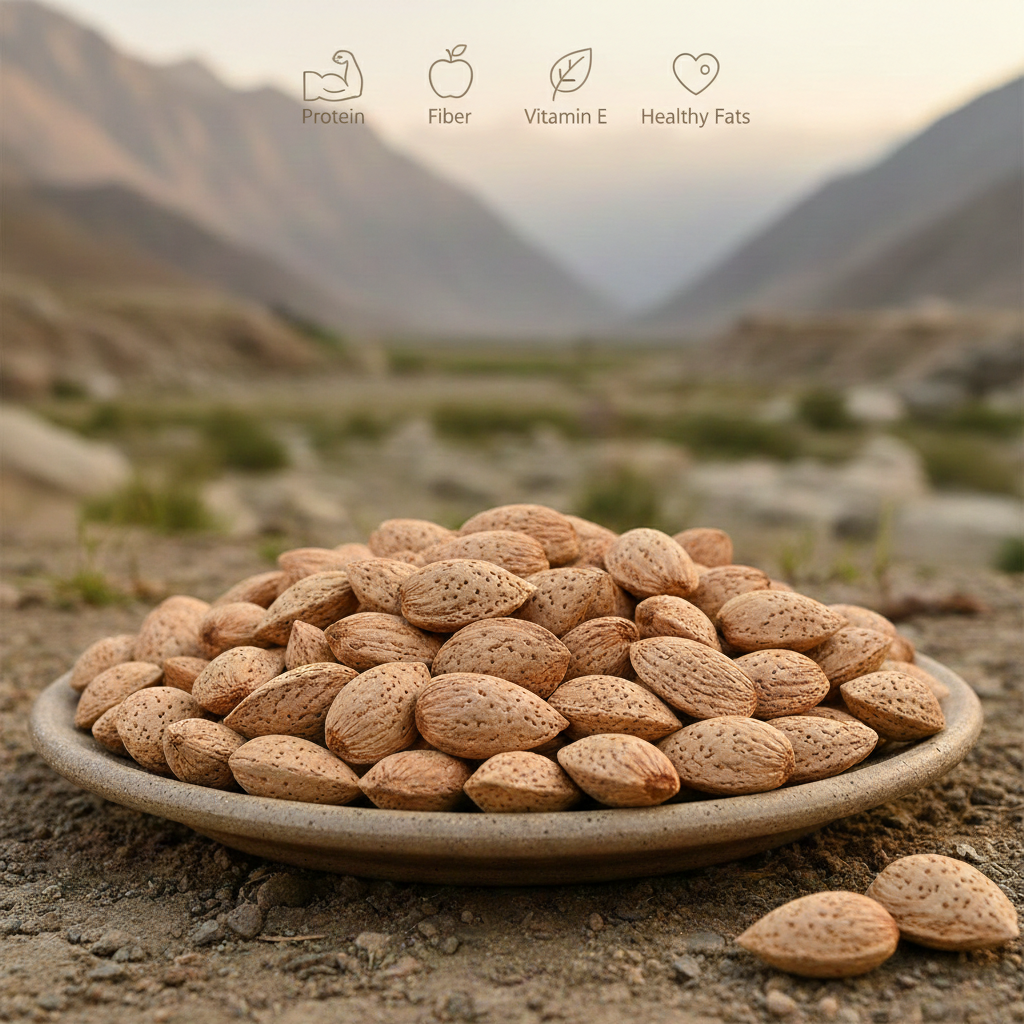 Almond (With Shell) – (1kg)